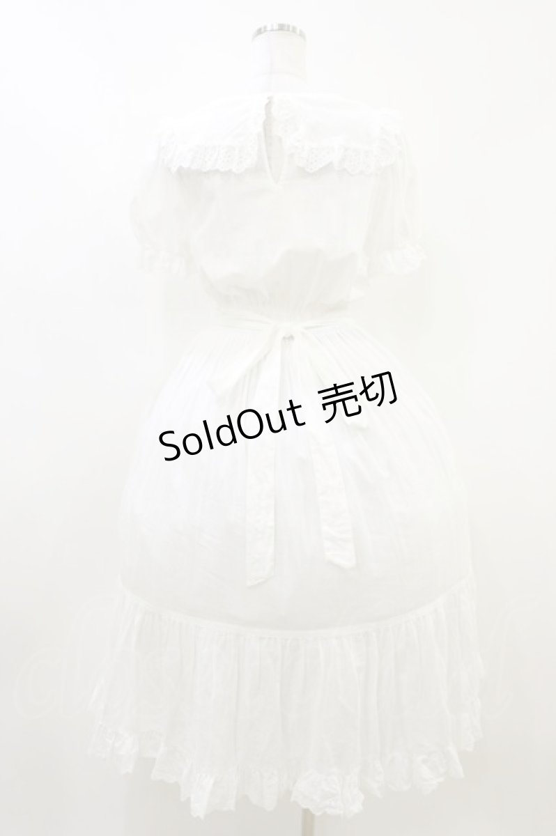 画像2: Katie / HANGING ROCK puff dress Free 白 H-26-06-26-1025-LO-OP-NS-ZH (2)