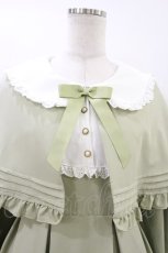 画像3: Amavel / Flavor Macaroonケープミドルワンピース Free グリーン H-26-06-26-1026-CA-OP-NS-ZH (3)