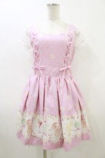 画像1: LIZ LISA / トロピカルジュース柄ワンピース Free ピンク H-26-06-26-1029-LO-OP-NS-ZH (1)