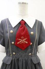 画像3: To Alice / ネクタイ付きセーラーワンピース M グレー H-26-06-26-1033-LO-OP-NS-ZH (3)