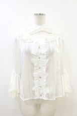 画像1: axes femme kawaii / アントワネットブラウス M オフ H-26-06-26-1048-AX-BL-NS-ZH (1)