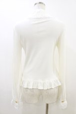 画像2: Angelic Pretty / リボンちゃんボタンカットソー Free オフ H-26-06-26-1049-AP-TO-NS-ZH (2)