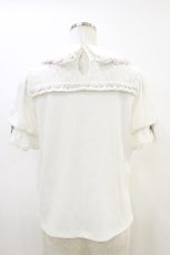 画像2: LIZ LISA / ダブルリボンパフスリーブリブカットトップス Free オフ H-26-06-26-1050-LO-TO-NS-ZH (2)
