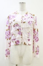 画像1: JESUS DIAMANTE / 薔薇カーディガン Free ピンク H-26-06-26-1057-JE-TO-NS-ZH (1)