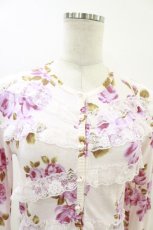 画像3: JESUS DIAMANTE / 薔薇カーディガン Free ピンク H-26-06-26-1057-JE-TO-NS-ZH (3)
