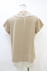 画像2: an another angelus / レース使い開襟ブラウス Free BEIGE H-26-06-26-1060-CA-BL-NS-ZH (2)