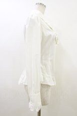 画像3: Innocent World / リボンリボンブラウス M オフ H-26-06-26-1015-IW-BL-NS-ZH (3)