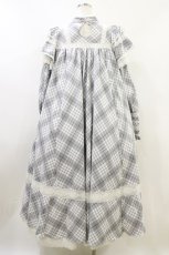 画像2: Hoshibako Works / 【路面店限定販売】リリアンヌ姉妹 チェックワンピース(ロング丈) Free グレー H-26-06-26-1018-LO-OP-NS-ZH (2)