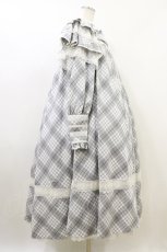画像3: Hoshibako Works / 【路面店限定販売】リリアンヌ姉妹 チェックワンピース(ロング丈) Free グレー H-26-06-26-1018-LO-OP-NS-ZH (3)