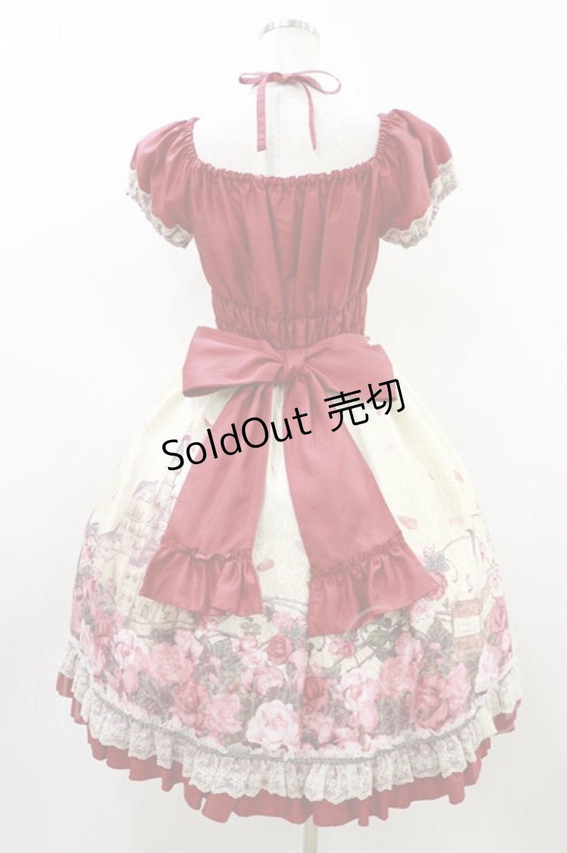 画像2: Enchantlic Enchantilly / いばら姫のワンピース（2014年） Free アイボリー/レッド H-26-06-26-1021-LO-OP-NS-ZH (2)