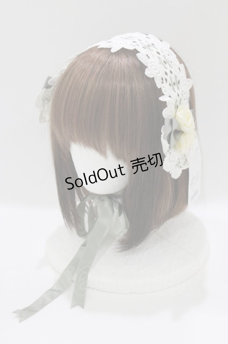 画像1: Innocent World / ローズバスケットヘッドドレス  グリーン H-26-06-26-078-IW-AC-NS-ZH (1)