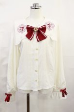 画像1: Amavel / Magical Sweet Angel ブラウス Free オフ/レッド H-26-06-27-033-CA-BL-NS-ZH (1)