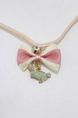 画像2: Emily Temple cute / ラビットpinkチョーカー  ピンク H-26-06-27-1018-ET-AC-AK-ZH (2)