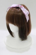 画像1: Shirley Temple / ビジューリボンカチューシャ  パープル H-26-06-27-1030-ET-AC-AK-ZH (1)