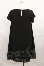 画像2: Ank Rouge / シアーチェックワンピース M ブラック H-26-06-27-007-CA-OP-NS-ZH (2)