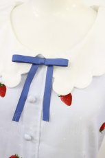 画像4: Ank Rouge / SweetParfait スカラップワンピース M サックス H-26-06-27-010-CA-OP-NS-ZH (4)
