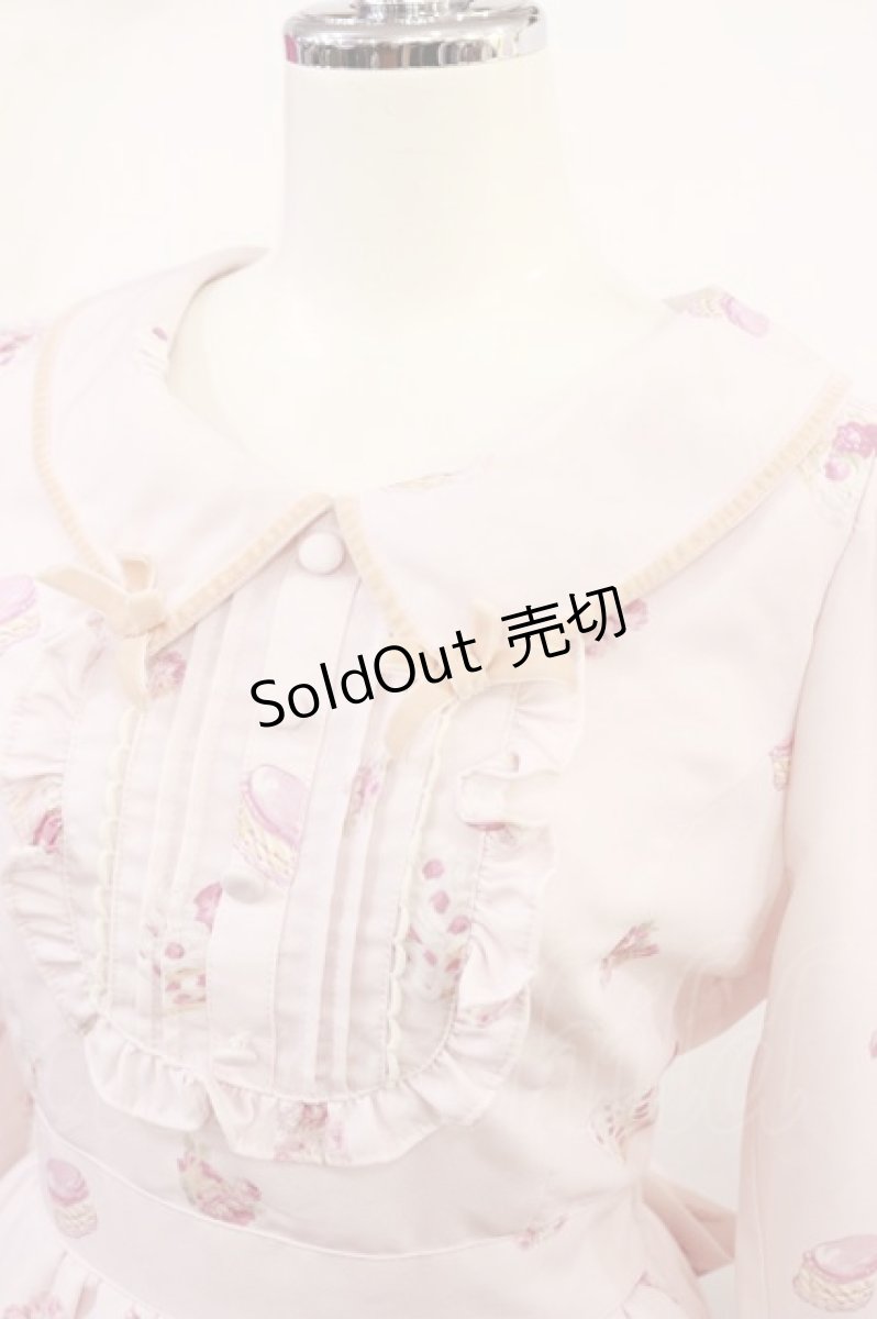画像4: LIZ LISA / My Melodyコラボ第10弾/スウィートケーキ柄ワンピース Free ピンク H-26-06-27-011-LO-OP-NS-ZH (4)