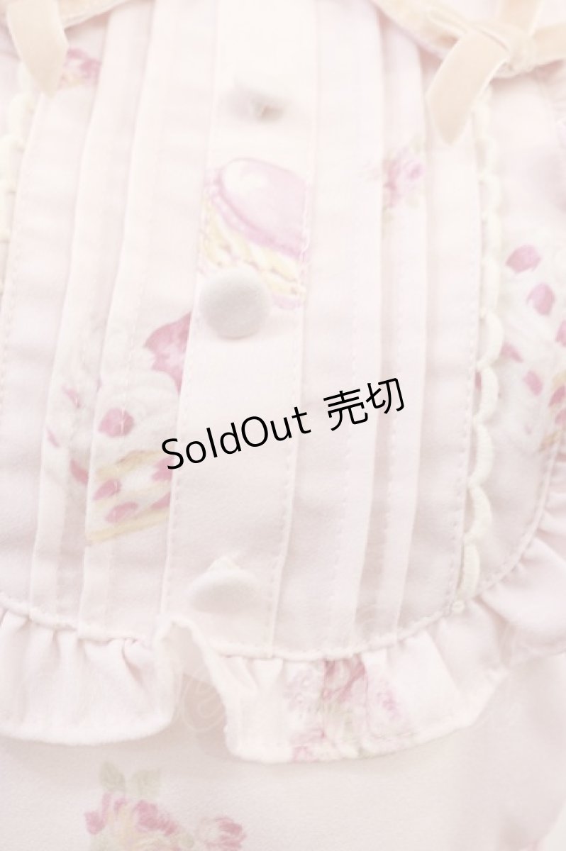 画像5: LIZ LISA / My Melodyコラボ第10弾/スウィートケーキ柄ワンピース Free ピンク H-26-06-27-011-LO-OP-NS-ZH (5)