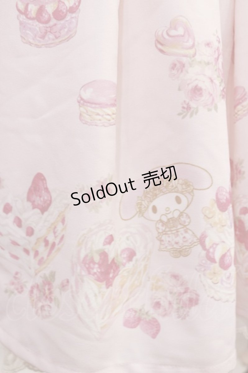 画像6: LIZ LISA / My Melodyコラボ第10弾/スウィートケーキ柄ワンピース Free ピンク H-26-06-27-011-LO-OP-NS-ZH (6)