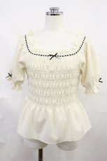 画像1: m petit by misako / シャーリングプルオーバー L オフ H-26-06-27-029-LO-TO-NS-ZH (1)