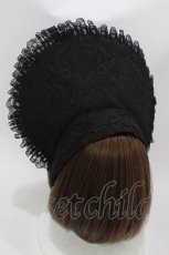 画像2: DARK IN LOVE / Roesia Bonnet  黒 H-26-06-28-004-PU-AC-AK-ZH (2)