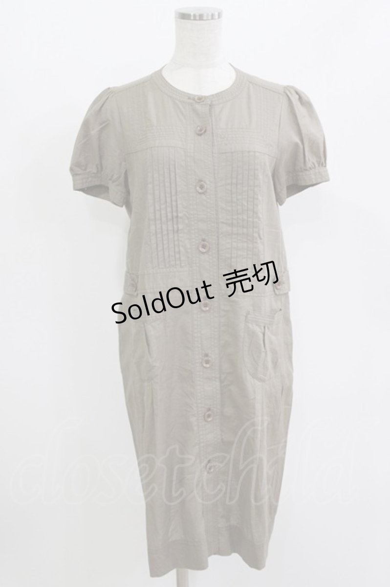 画像1: Franche Lippee / シャツワンピース M ブラウン H-26-06-28-1030-LO-OP-NS-ZH (1)