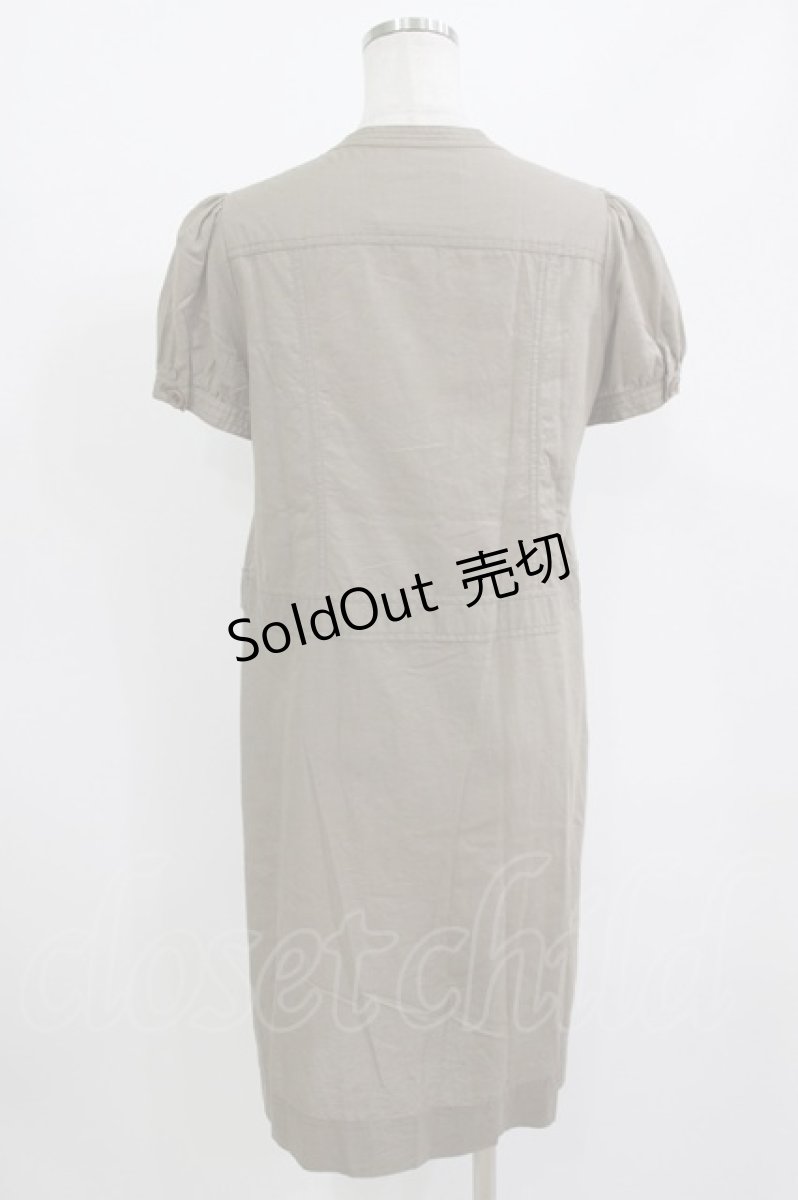 画像3: Franche Lippee / シャツワンピース M ブラウン H-26-06-28-1030-LO-OP-NS-ZH (3)