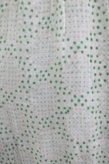 画像4: Cherir la femme / ドットワンピース M 白/グリーン H-26-06-28-1003-LO-OP-NS-ZH (4)