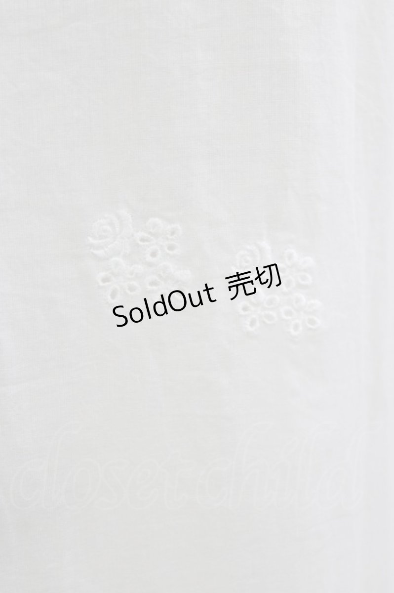 画像4: Cherir la femme / 刺繍ワンピース M 白 H-26-06-28-1034-LO-OP-NS-ZH (4)