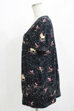 画像2: Cherir la femme / オリプリトップス M ブラック H-26-06-28-1038-LO-TO-NS-ZH (2)