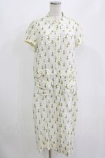 画像1: Franche Lippee / オリプリワンピース M 白/うさぎ柄 H-26-06-28-1040-LO-OP-NS-ZH (1)