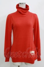 画像1: Cherir la femme / タートルネックトップス M オレンジ H-26-06-28-1045-LO-TO-NS-ZH (1)