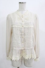 画像1: Cherir la femme / ローズレースブラウス M 生成り H-26-06-28-1048-LO-BL-NS-ZH (1)