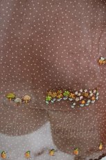 画像3: Cherir la femme / シフォンブラウス M ブラウン H-26-06-28-1049-LO-BL-NS-ZH (3)