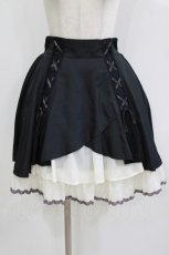 画像1: axes femme / レースアップスリットスカート M ブラック H-26-06-28-1010-AX-SK-NS-ZH (1)