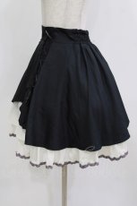 画像2: axes femme / レースアップスリットスカート M ブラック H-26-06-28-1010-AX-SK-NS-ZH (2)
