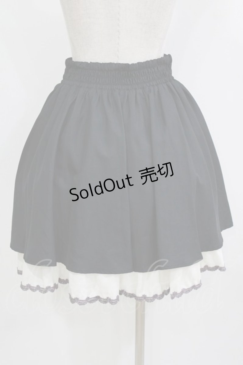 画像3: axes femme / レースアップスリットスカート M ブラック H-26-06-28-1010-AX-SK-NS-ZH (3)