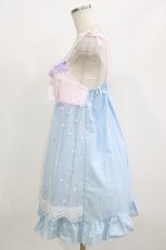 画像2: Nile Perch / 星×ハートチュールベビードール Free サックス/ピンク H-26-06-28-1011-LO-OP-NS-ZH (2)