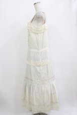 画像2: Cherir la femme / ロングワンピース M 生成り H-26-06-28-1002-LO-OP-NS-ZH (2)