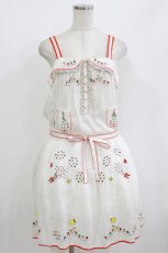 画像1: Franche Lippee / 刺繍ワンピース M 白 H-26-06-28-1014-LO-OP-NS-ZH (1)