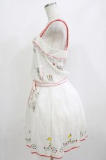 画像2: Franche Lippee / 刺繍ワンピース M 白 H-26-06-28-1014-LO-OP-NS-ZH (2)