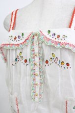 画像4: Franche Lippee / 刺繍ワンピース M 白 H-26-06-28-1014-LO-OP-NS-ZH (4)