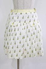画像1: Franche Lippee / オリプリスカート M 白/うさぎ柄 H-26-06-28-1020-LO-SK-NS-ZH (1)