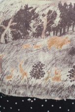 画像4: Cherir la femme / オリプリワンピース M ブラウン H-26-06-28-1024-LO-OP-NS-ZH (4)