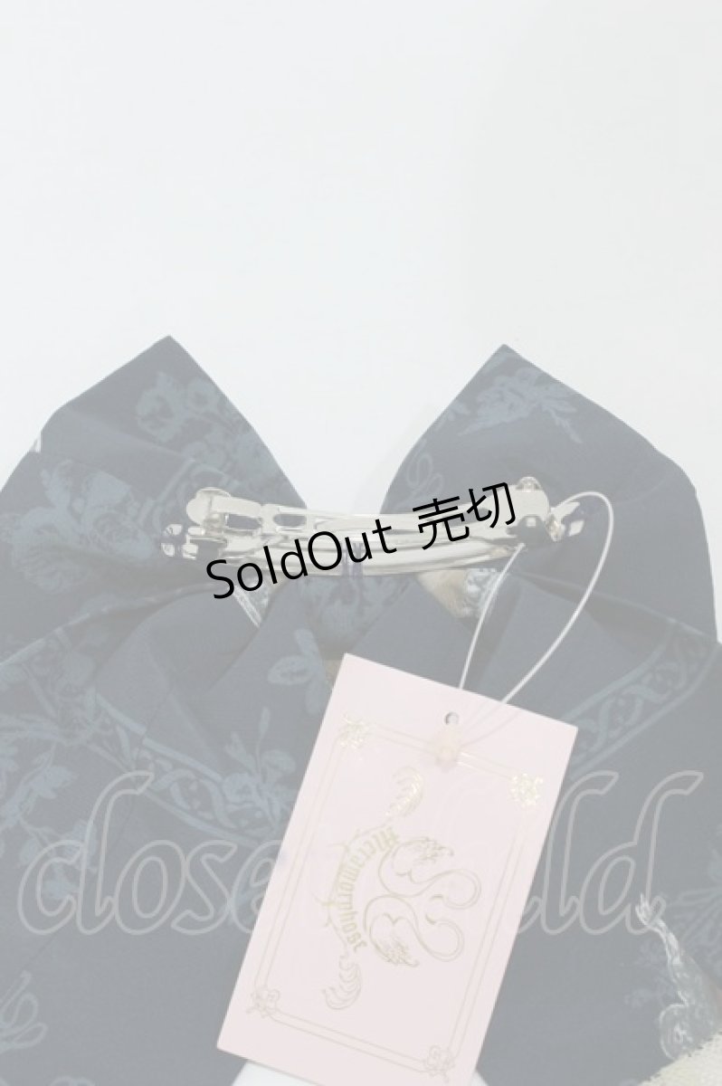 画像3: metamorphose / Vintage cameoリボンバレッタ  アンティークブルー H-26-06-28-006-ME-ZA-AK-ZH (3)