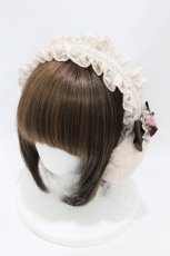 画像1: axes femme / ヘッドドレス風イヤーマフ  ピンク H-26-06-28-2003-AX-ZA-YZ-ZH (1)