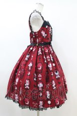 画像3: Angelic Pretty / Horror Candy Shopジャンパースカート Free ワイン H-26-06-28-2029-AP-OP-NS-ZH (3)