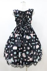 画像2: Angelic Pretty / Fancyホスピタルジャンパースカート  ブラック H-26-06-28-2030-AP-OP-NS-ZH (2)
