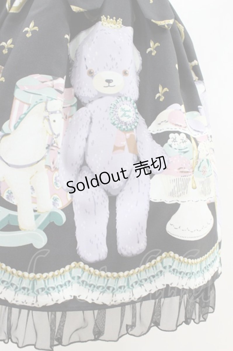 画像4: Angelic Pretty / Charlotte's Bearスカート Free ブラック H-26-06-28-2037-AP-SK-NS-ZH (4)