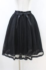 画像1: F&A / リボン付きチュールスカート Free BLACK H-26-06-28-2040-LO-SK-NS-ZH (1)